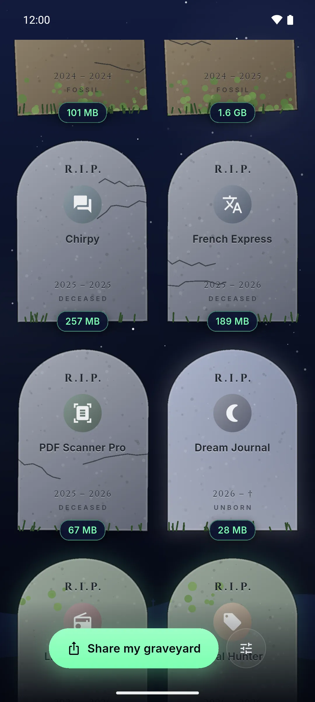 Screenshot 3 · RIP Apps